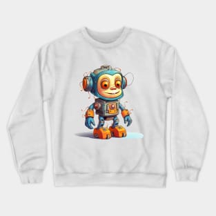 Cartoon monkey robots. T-Shirt, Sticker. Crewneck Sweatshirt